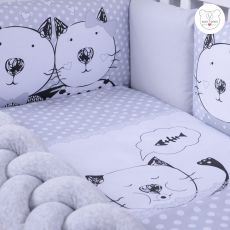 Детский постельный комплект Veres Cats family 6 единиц